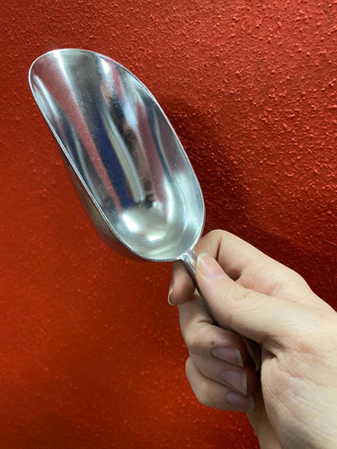 Pala Para Hielo 6 Oz Cucharon, Bartender, Bar, Concassé Color Gris Gris