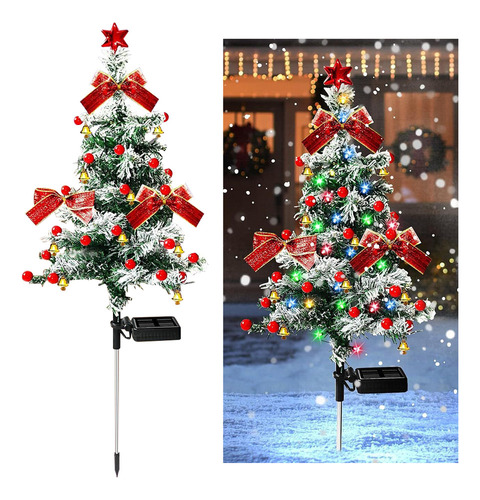 Lámpara Solar Para Árbol De Navidad Ip65, Impermeable, Para