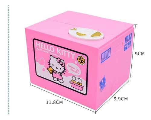 Kt Cat Hucha Robo Monedas Sonido Electrónico Regalo