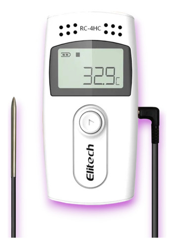 Data Logger Temperatura Humedad Cadena Frio Elitech Rc-4hc