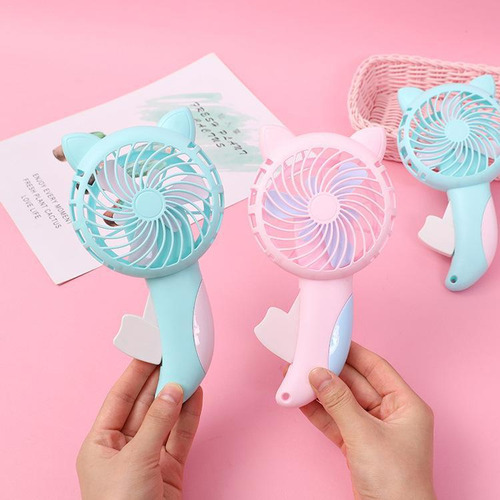 Ventilador Portátil Abanico De Animales Pequeños Abanico De