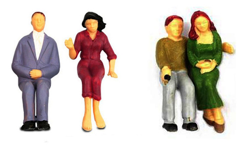 Figuras De Pessoas, Trem, Cenário, Modelo, Construindo Passa