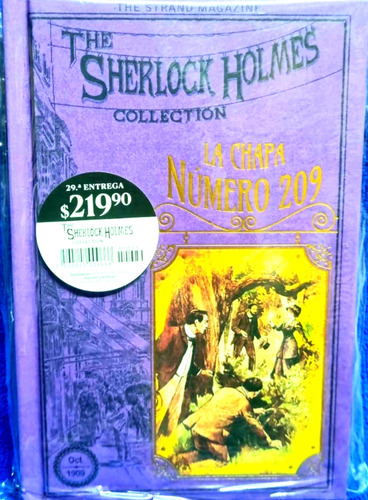 La Chapa Número 209, De Sherlock Holmes. Crimen Y Misterio, Vol. 29. Editorial Rba, Tapa Dura, Edición De Lujo En Español, 2024