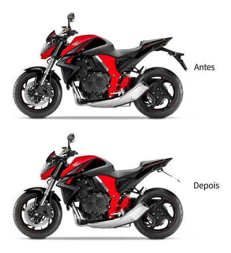 Imagem 3 de 6 de Eliminador De Rabeta Hornet 2012 2013 2014 Cbr600f Cb1000