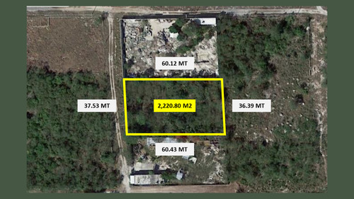 Terreno En Paraíso, Mérida-progreso 2,220 Metros