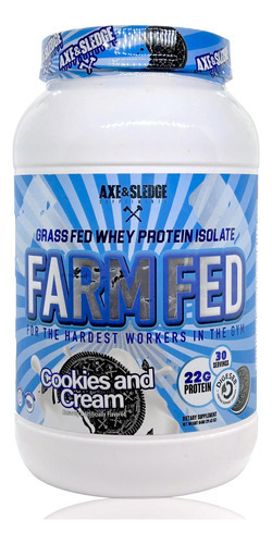 Whey Protein Farm Fed Galletas Con Crema 30 Serv Axe & Sledg