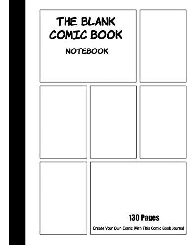 Libro: Blank Comic Book Notebook: Create Your Own Comic With