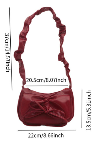 Bolso De Mano Con Pajarita Para Mujer, De Pu, Moderno, Para