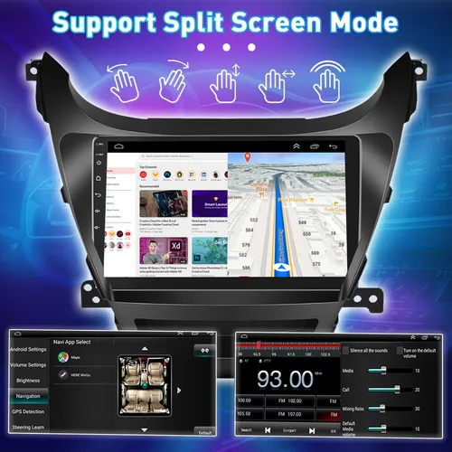 Qp Estéreo De Coche Android 10.0 Para Hyundai Elantra