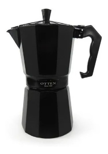 Cafetera 6 Tazas Manual De Aluminio Italiana Otten 300 Ml