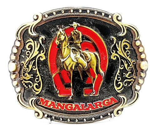 Fivela Country Mangalarga Cowboy Adulto Grande Especial Top