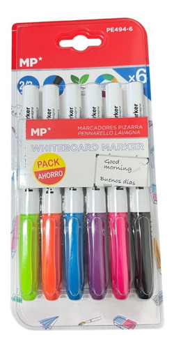 Pack Lápiz Marcador Pizarra 4 Colores