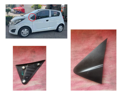 Continuacion Espejo Chevrolet Spark Clasico Lh 2012 Al 2015