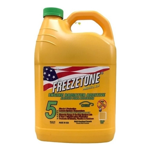 Liquido Refrigerante Freezetone Verde Original Usa 1gl 3.79 Repuestos Floresta