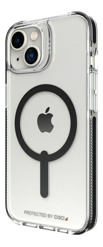 Funda Gear4 Santa Cruz Snap Para iPhone 14 Negro Color Transparente Liso