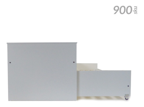Cama Nido Doble Con Carro Cama 1 Plaza (80 Cm) De Melamina Reforzada - 900