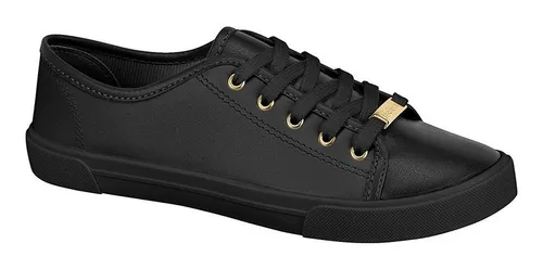 Tenis preto hotsell feminino baixo