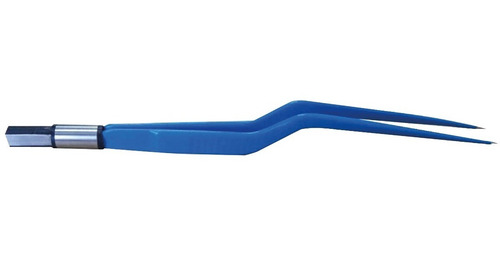 Pinza Bipolar De Bayoneta Europea Curva, 20cm