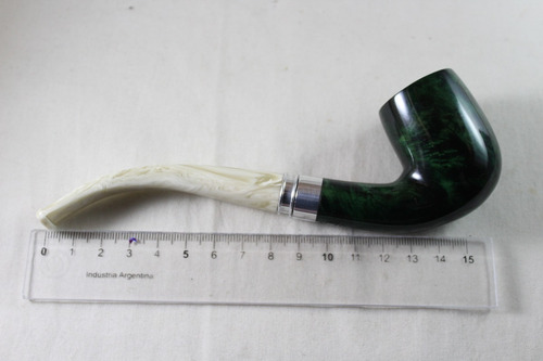 Imagen 7 de 9 de Pipa Chacom, De Raiz De Brezo, Modelo Mojito Verde
