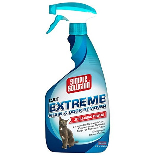 Solución Sencilla Extremo Del Gato De Manchas Y Olor Removed
