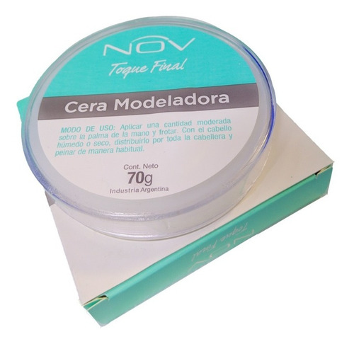 Kit 4 Cera Modeladora Para Cabello Pelo Nov X 70 Gr