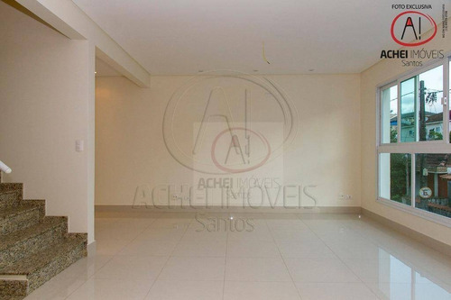 Imagem 3 de 30 de Casa Com 3 Dormitórios À Venda, 150 M² Por R$ 880.000,00 - Boqueirão - Santos/sp - Ca1889