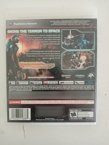 Juego Físico Dead Space 2 Para Ps3 (Usado)