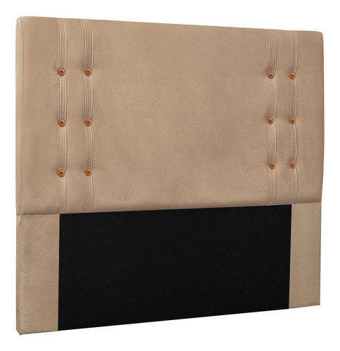 Kit Recamier E Cabeceira Santorini Spz 195cm King Suede Cor Bege-1100