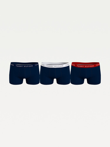 Pack 3 Calzoncillos Trunk Essential Homb Tommy Hilfiger Azul