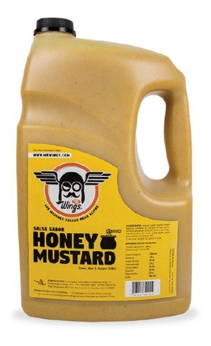 Salsa Honey Mustard  Mr Wings 3.9 Kg Alitas Carne Ensaladas 