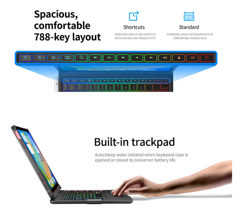Teclado Keyboard 360, Teclado Giratorio De 10 Grados