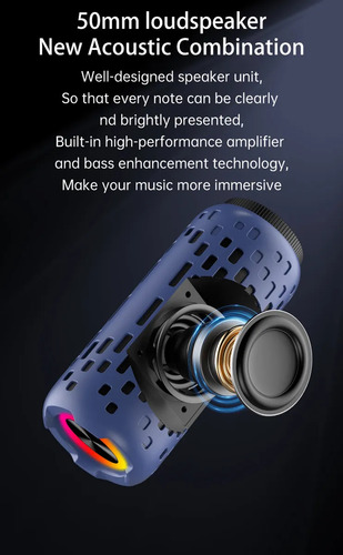Audífono Con Altavoz Bluetooth 2 En 1 Portátil Para Exterior