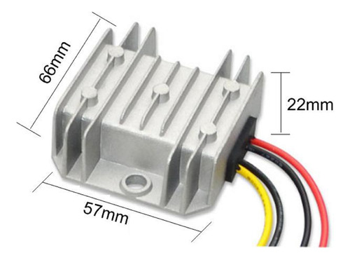 Reductor Convertidor/ Conversor De Tensión 48v A 24v 3a