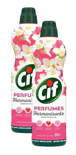 Kit 2 Limpadores Uso Geral Cif Harmonizante Perfumes 900ml