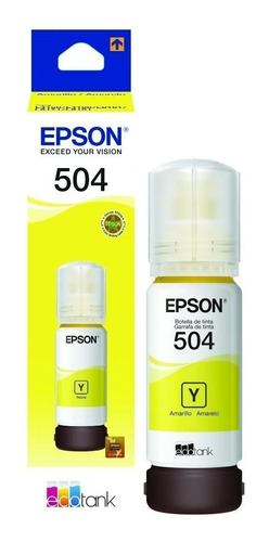 Tinta Epson T504 Original C/m/y L4150 L4160 L6191 L6161 Civa