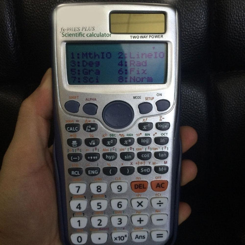 FX-991es-Plus - Calculadora científica (417 funções) Cor cinza
