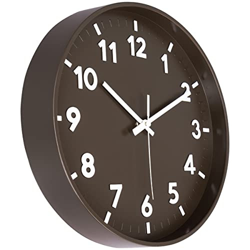 Reloj De Pared Moderno De 12 Pulgadas Números 3d, Esfe...