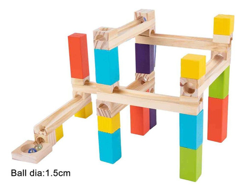 Juguete De Bloque De Construcción De De De Madera Para