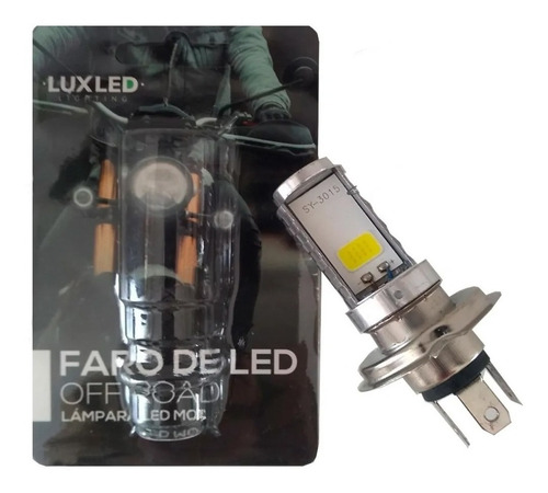 Imagen 3 de 6 de Lampara H4 Cree Led Moto Twister Tornado Titan Xtz Rouser