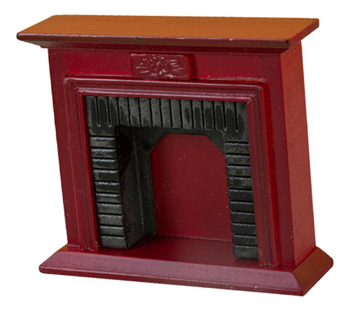 Nuevo 1/12 Mini Chimenea Diy Escena En Miniatura Modelo .