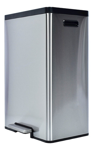 Bote De Basura De Acero Inoxidable Con Tapa 40 L