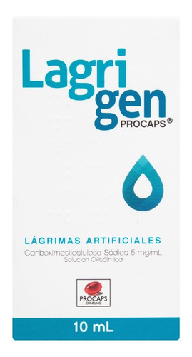 Lagrigen Solución Oftálmica, Lagrimas Artificiales 10 Ml