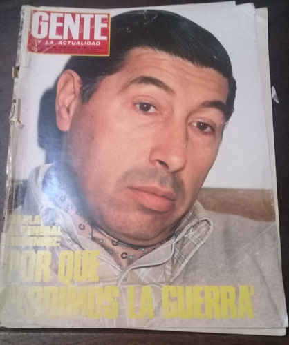 Revista Gente  Nº888   Año 1982 Tapa: Menendez.nota:maradona