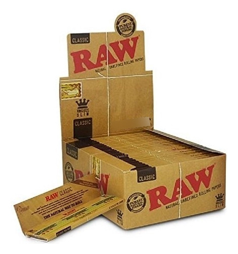 Tubo Y-o Papel Para Armar Raw Classic King Size Slim Rolling