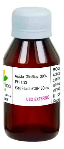Acido Glicolico 30% Peeling Acne Arrugas Estrias Cicatrices