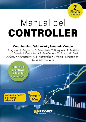 Libro: Manual Del Controller N.e.. Vv.aa.. Profit