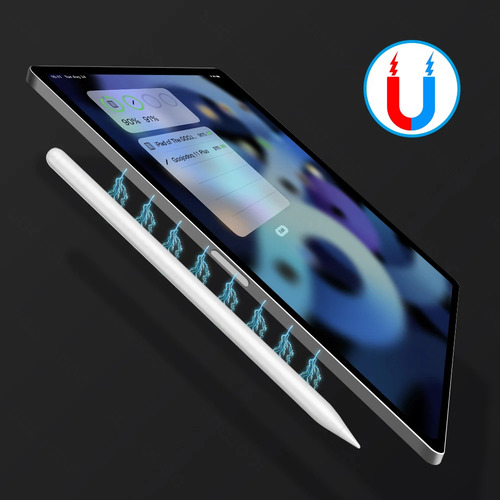 Caneta Pencil Goojodoq Para iPad Palm Rejection 1.0mm Branca