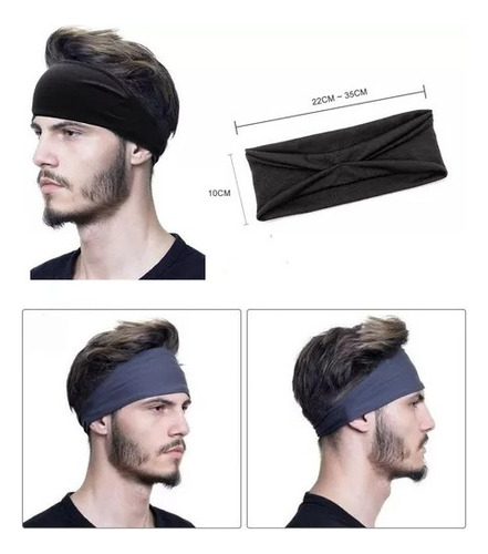 . Diademas Deportivas 4 Pzas Para La Cabeza Con 4 Colores
