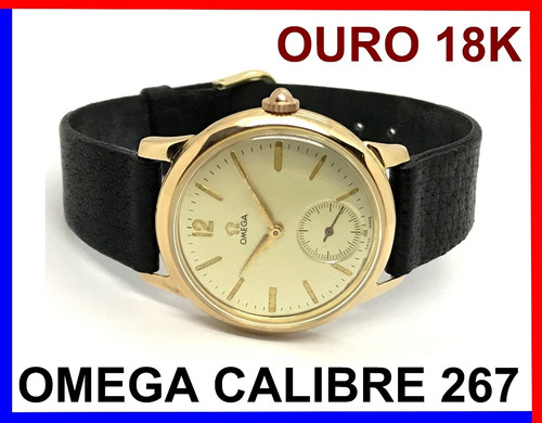 Omega Trèsor 1960 Calibre 267 Ouro Rosé 18k 750, Caixa 35mm!