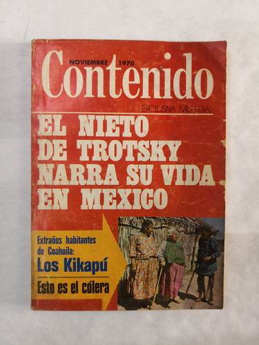 Revista Contenido Noviembre 1970,#90 El Nieto De Trotsky